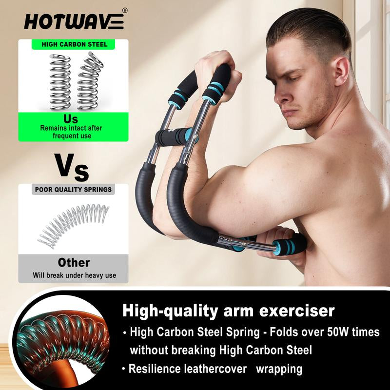 Arm Trainer, Adjustable Chest Workout Equipment, Arm Trainer for Men, Chest Trainer for Men, Shoulder Muscle Training, Portable Spring Resistance Home Fitness Equipment Tiktokshopblackfriday